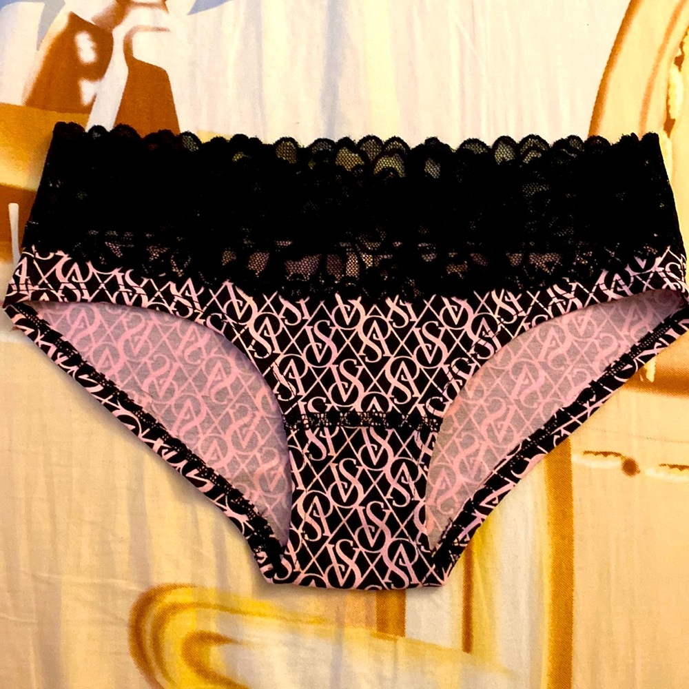 Victoria’s Secret Lace Waist Cotton Hiphugger Panty